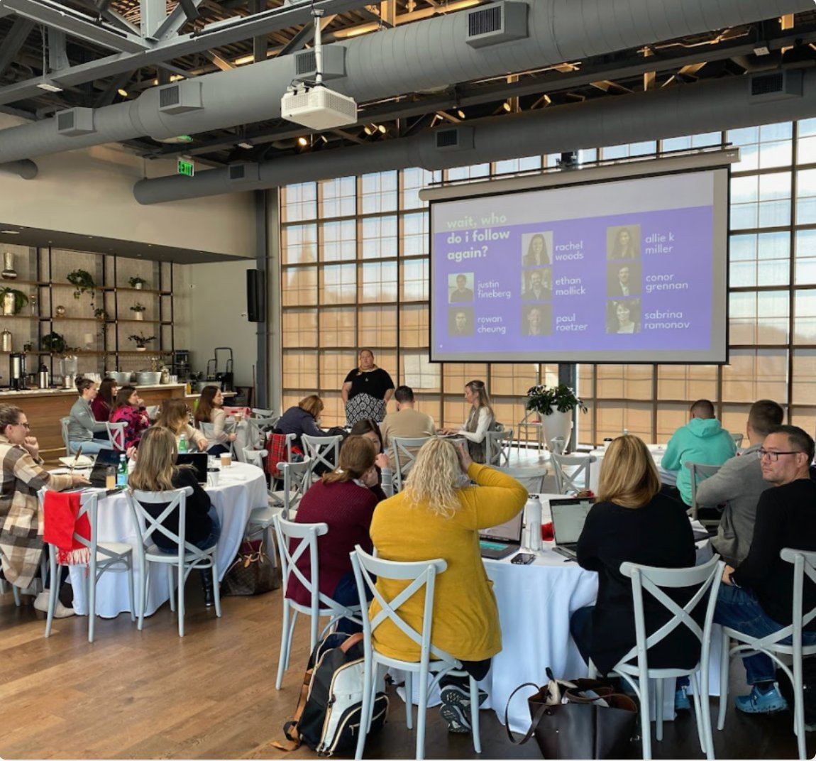 Team AI training workshop in session