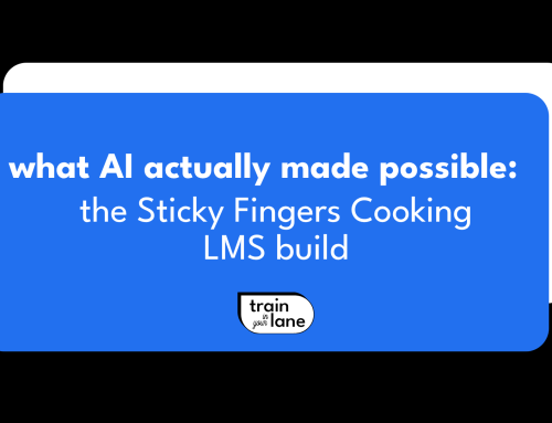 What AI actually made possible: the Sticky Fingers Cooking LMS build
